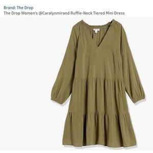 The Drop Women's Caralynmirand Dress Color Olive Size XXS